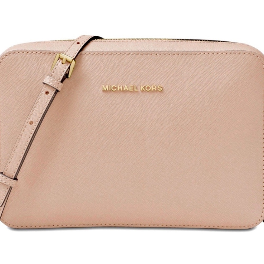 Michael Kors Leather Jet Set East West Crossbody